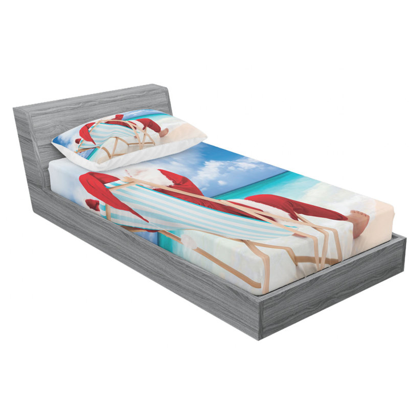 Microfiber Sheet Set, Twin Sheet Set with Fitted Sheet