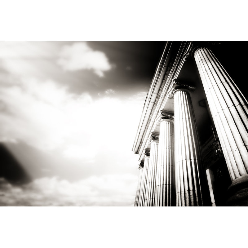 Greek Pillars - Wrapped Canvas Print, 81cm H x 122cm W