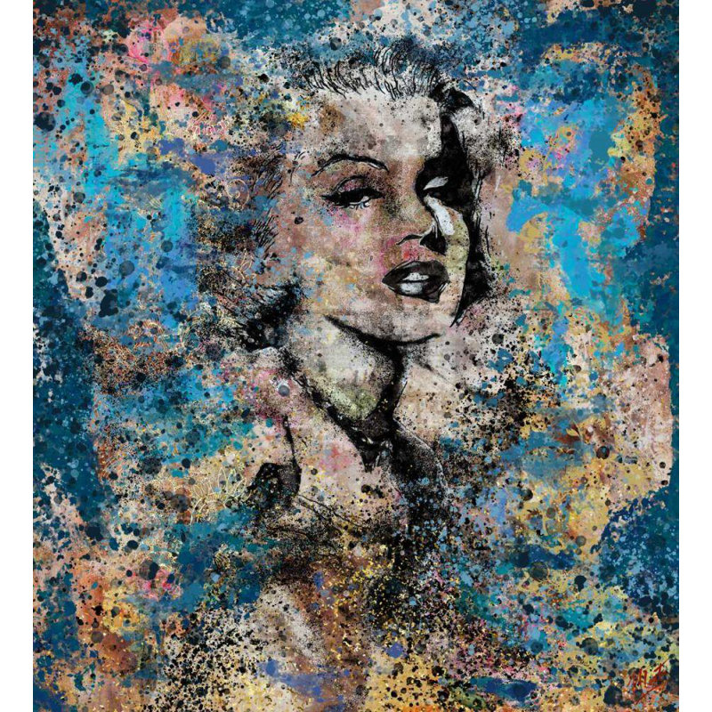 Art sur toile tendue avec la galerie Latitude Run® Wiley, Marta, Marilyn Monroe III, H 39 po x l 36 po