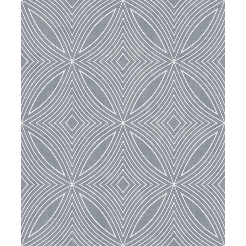 Special FX 2 Glitter Kaleidoscope Design Wallpaper Roll, Blue/Silver