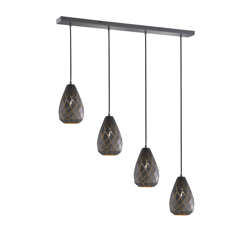 Siya 4 - Light Anthracite Kitchen Island Pendant
