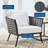 Stance Outdoor Patio Aluminum Dining Armchair-1724342984-1724342989