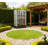 Outdoor Plant Box,Garden Bed With Trellis,With Cover,Drainage Holes And Zipper Door-1364133112