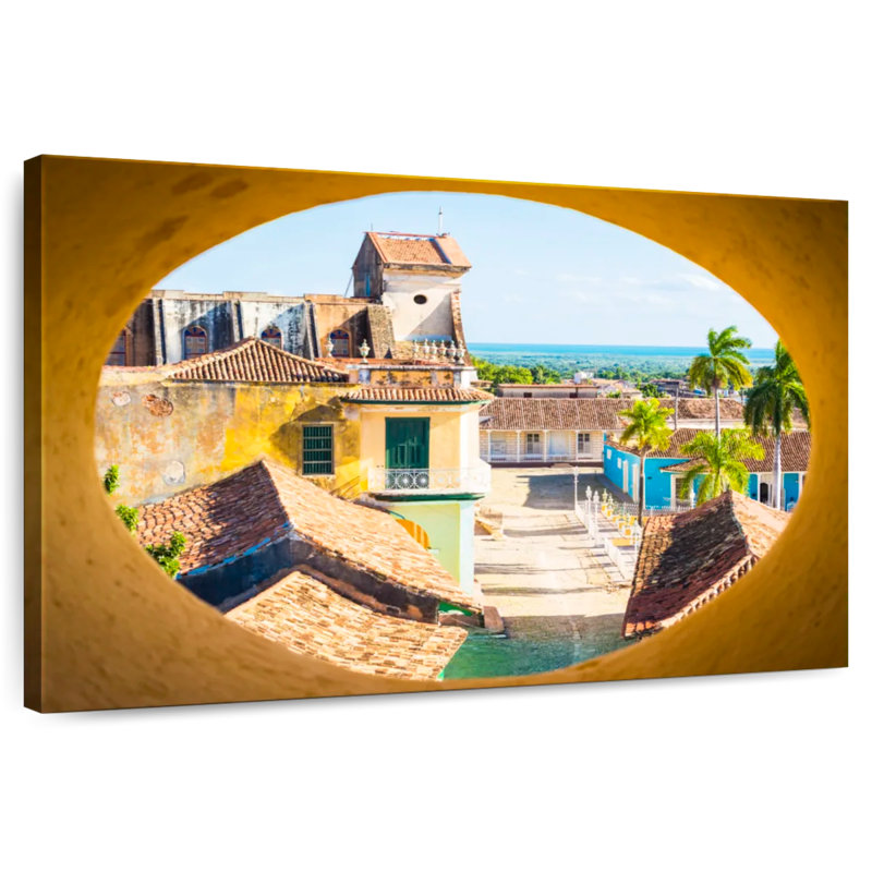 Lilie Window To Trinidad, 24" H x 36" W