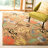 Soho Hand Tufted Wool And Viscose Floral Rug-96760933