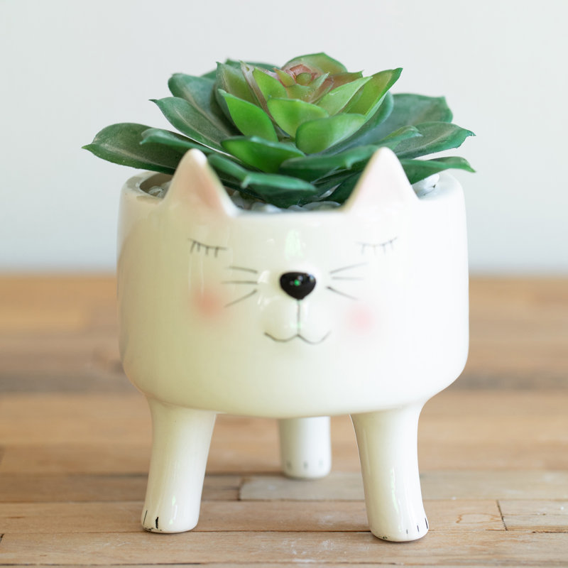 Pot à fleur en céramique Osblek, Rose