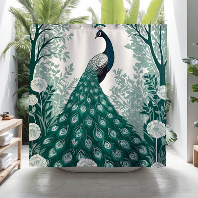 Khan Unicorn Shower Curtain