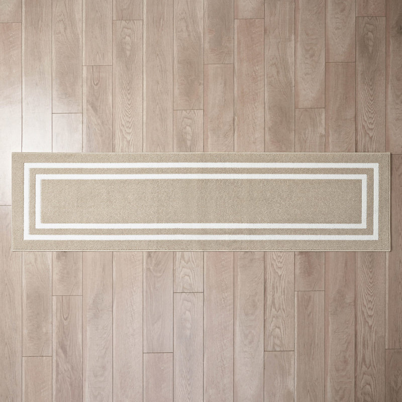 Tapis capitonné à 1 ligne Nautica, Rectangle 2 pi 2 po x 8 pi