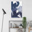 Blue On Blue I by June Erica Vess - Painting-1586191962-1586191956
