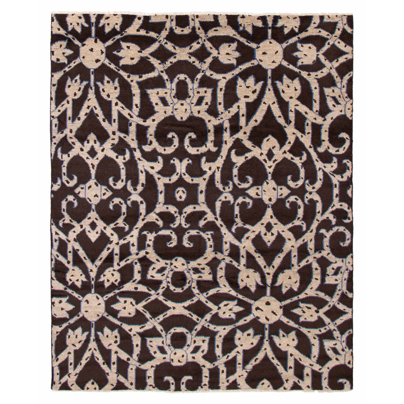Tapis unique en laine 7 pi 8 po x 9 pi 6 po Edgefield