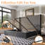 Lit de rangement rembourré relevable-592527226