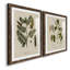 Lin et feuilles III - ensemble de 2 reproductions d'art sur papier encadré-151087581-151087580