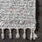 Bria Moroccan Shag Tasseled Performance White/Gray Rug-1063676685