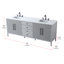 Meuble-lavabo double 84 po-464744171