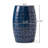 Dark Blue Iron Side Table With Exquisite Lace Cut, 12.07"X12.07"X17.67", For Outdoor And Indoor Use, No Assembly Cut Patio Table, 12.07In X 17.67In, Modern,