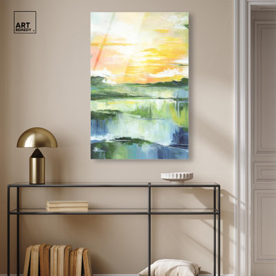 Doll Memories - Along the River Acrylic Print Livingroom Wall Art by Art Remedy, Ready to Hang, 24 x 36