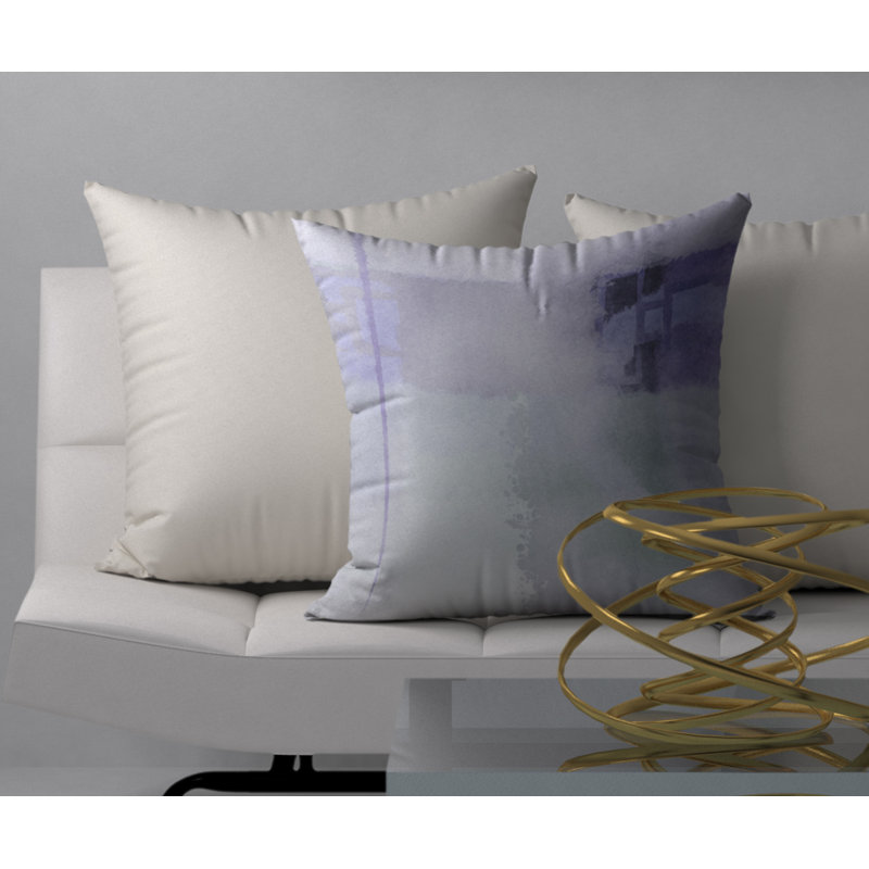Housse de coussin décorative carrée revigorable et insert, 20 po X 20 po
