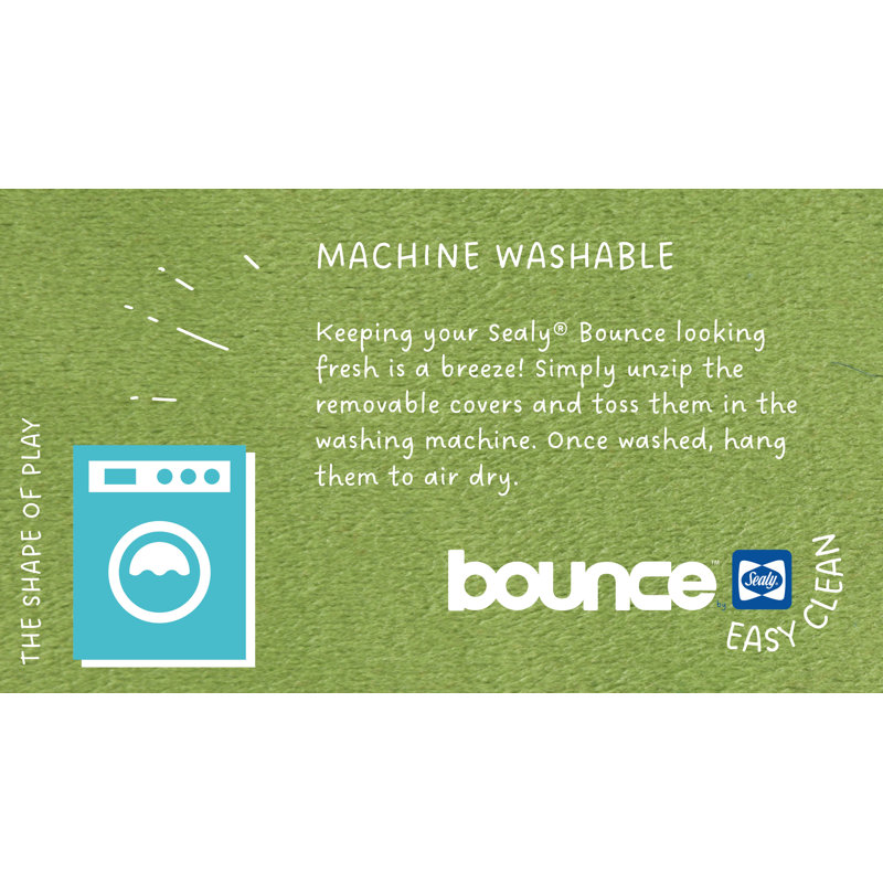 Ensemble de jeu pour enfants Sealy Bounce, Vert foncé