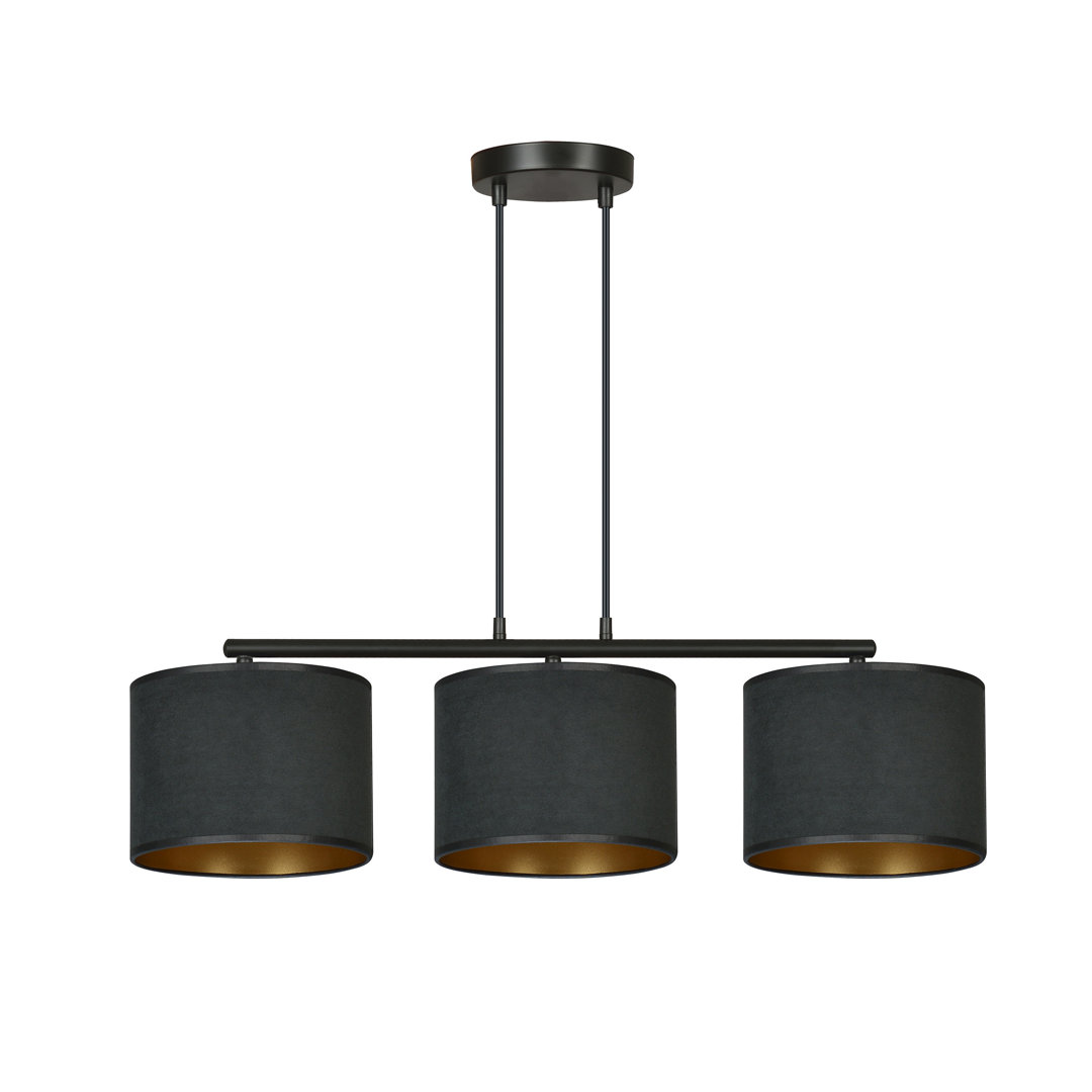 Eamie 3 - Light Steel Kitchen Island Pendant