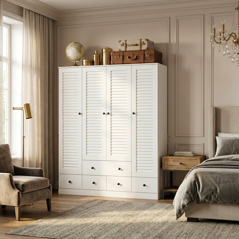 Armoire Cahlia, Blanc