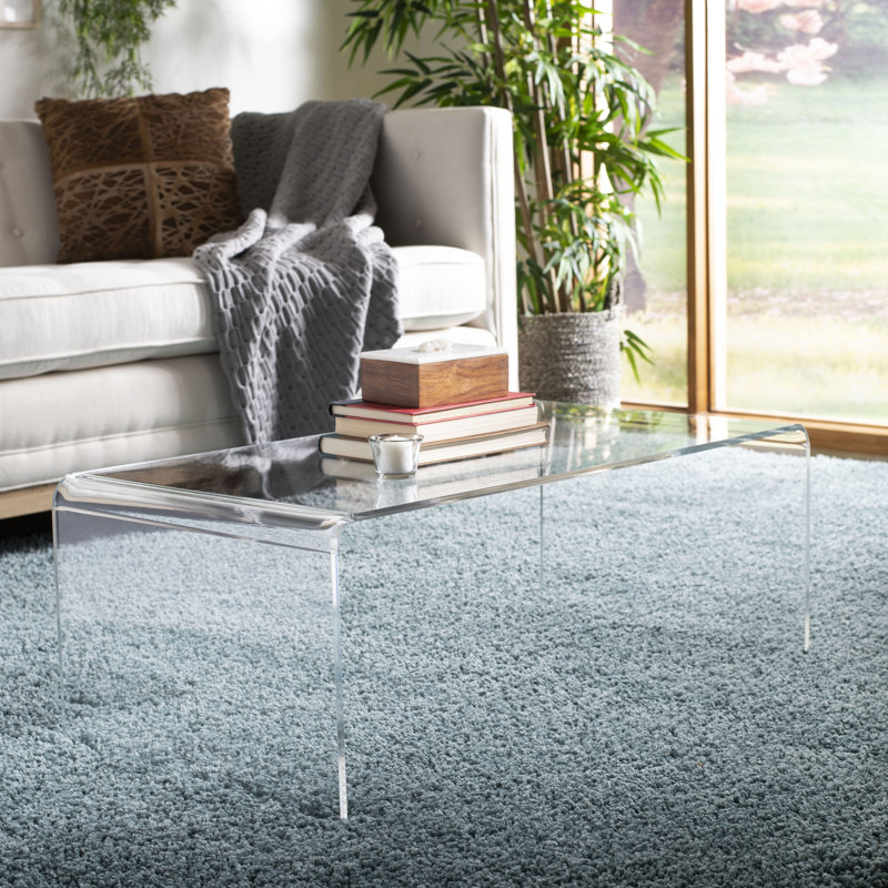 Josephine Single Coffee Table, 14" H x 35" L x 18" W