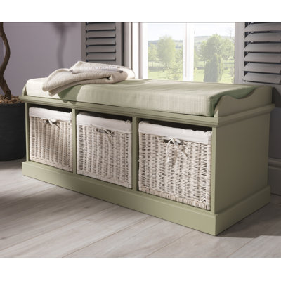 Bastogne Polyester Blend Upholstered Storage Bench