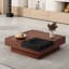 Table basse en bois avec rangement