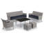 Saleem Outdoor - Piece Conversation Set-966953432