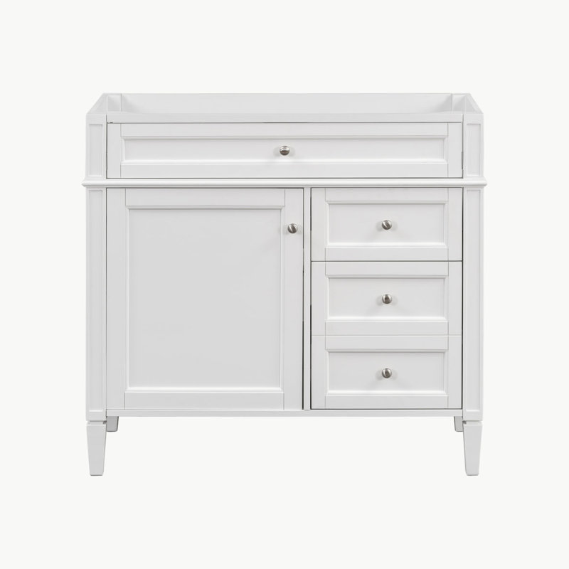 Meuble-lavabo 36 po sans lavabo supérieur, Blanc