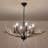 Donita 6-Heads Retro Antler Resin Chandelier
