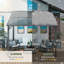 Pergola en aluminium avec auvent-114603191