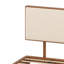 Lit plateforme moderne avec tête de lit inclinable et structure durable