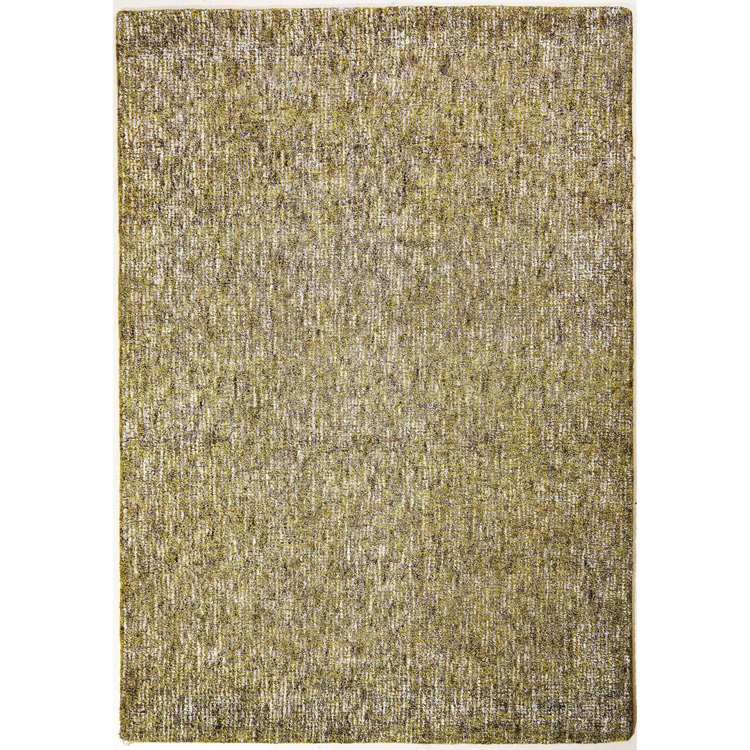 Handgefertigter Teppich Barron in Beige