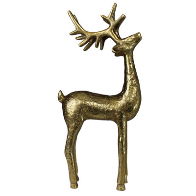 Reindeer, Brass - Lrg