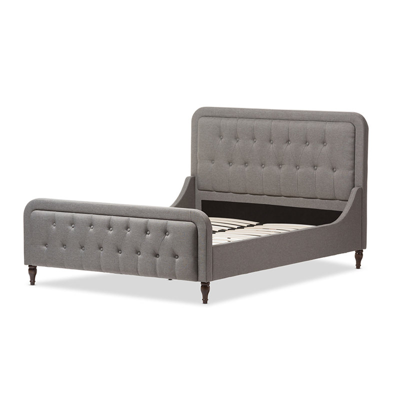 Lit plateforme tapissier Gearld, Grand lit