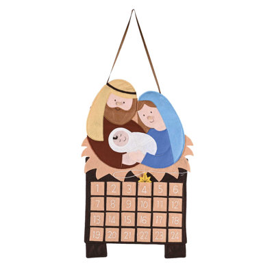 Christmas Advent Calendar Nativity 21.5H