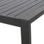 Table de salle à manger d'extérieur en aluminium (table incluse seulement)