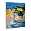 «Coastal Italian City Buildings Canvas», conception par Riley B-1377148106