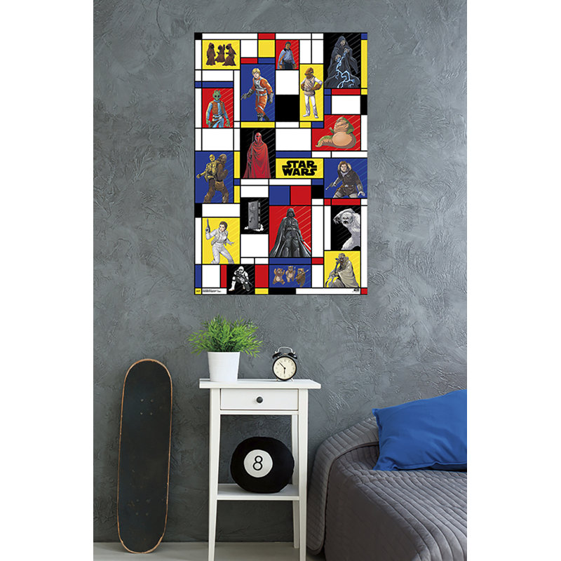 « star guerres »-impression sur papier grille