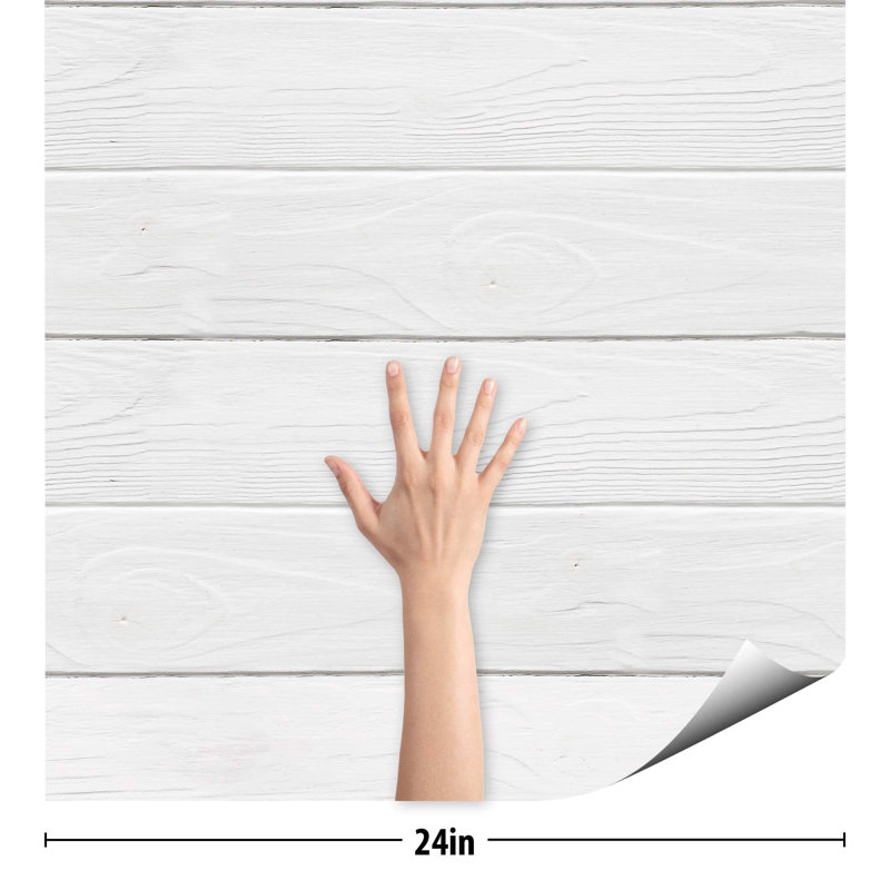 Carreau de papier peint Clairence, L 126 po x l 24 po