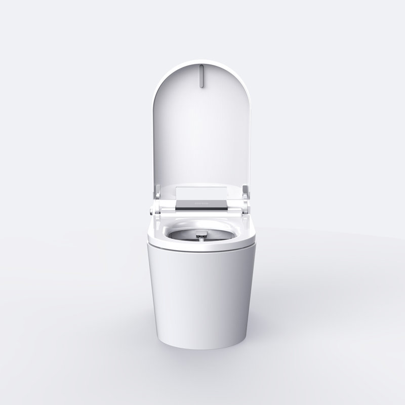Elongated Smart Toilet 1.34 GPF With Auto Open/Close, Heated Seat, And Advanced Bidet Functions, White