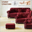 Canapé en velours de style Mid-Century moderne avec garniture cloutée, accoudoirs roulés et capitonnage à boutons, comprend 3 coussins pour plus de confort