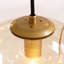 Lustre Adelene 35,4 po à 11 lumières ajustables Sputnik en verre bullé cognac-258068792-258068790