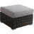 Outdoor Ottoman With Cushion – Fully Assembled