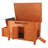 TRIXIE Chicken Coop with Nesting Box, up to 2 Chickens (Standard Size) or 4 Bantams