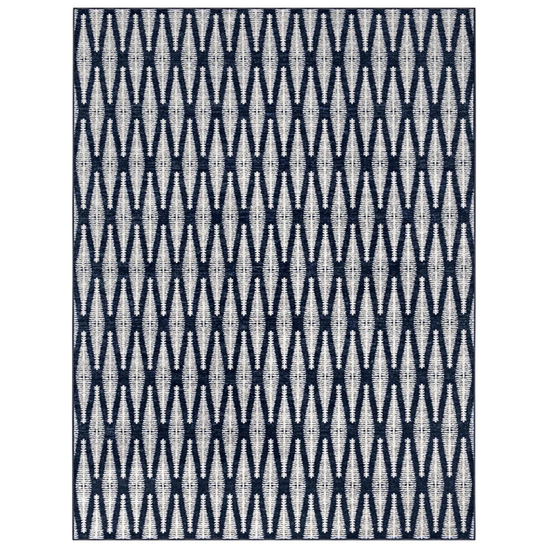 Kika Viscose Geometric Rug