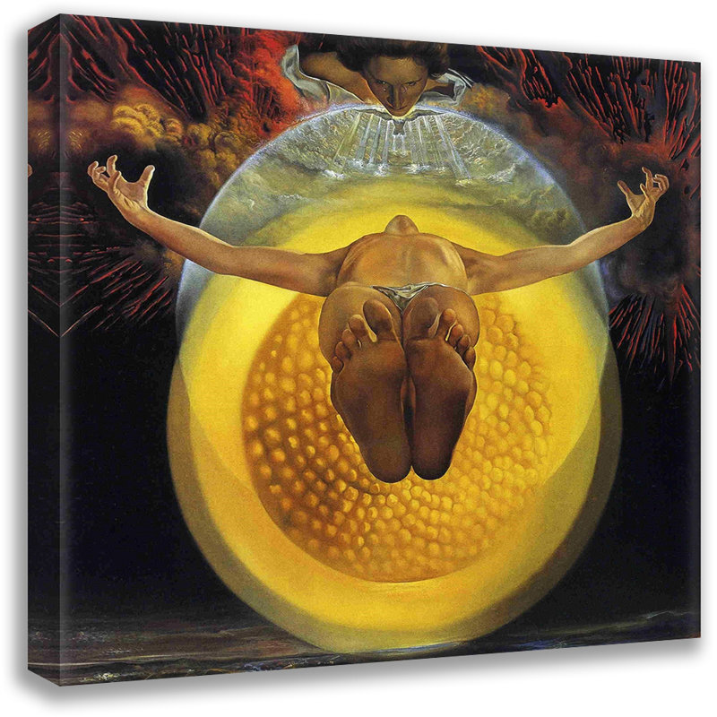 «The Ascension of Christ» par Salvador Dali, toile tendue avec châssis, H 17 po x l 24 po