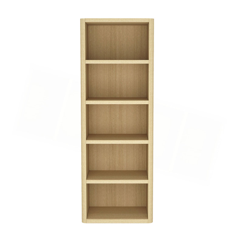 Bibliothèque ouverte en chêne naturel, Chêne