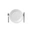 White Fluted Royal Copenhagen 10.6299" Dinner Plate