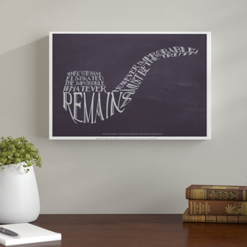 Arthur Conan Doyle - Wrapped Canvas Print, 80 cm H x 60 cm W x 5 cm D